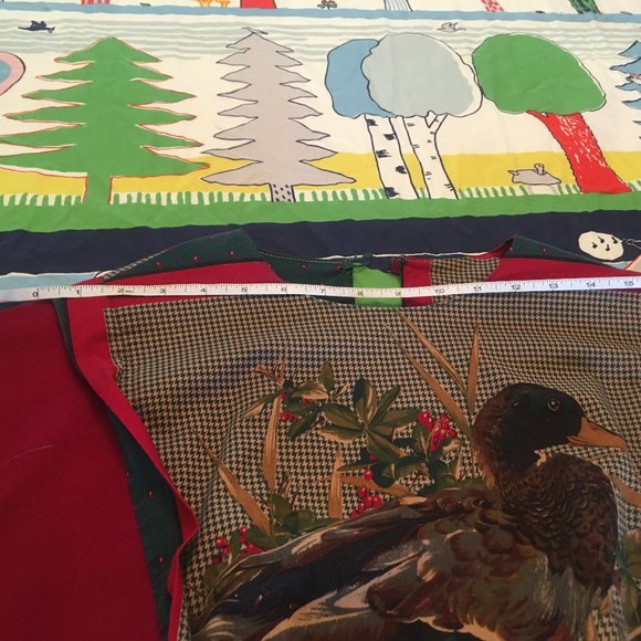 Handmade vintage dress featuring a duck print - Picture 7 of 7